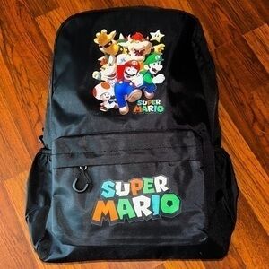 Super Mario Youth Full-sized Backpack NWOT